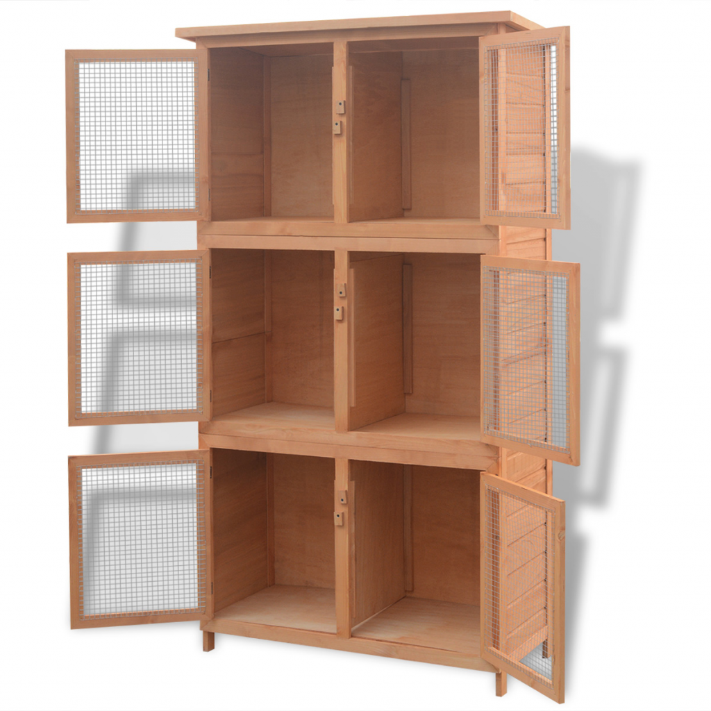 Affordable Variety / Animal Wooden Cage 6Room