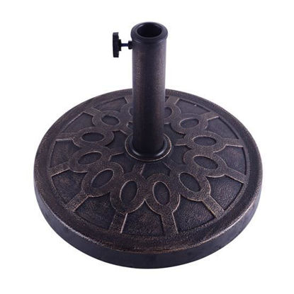 Picture of Outdoor Umbrella Holder Base  - 17.5" Bronze