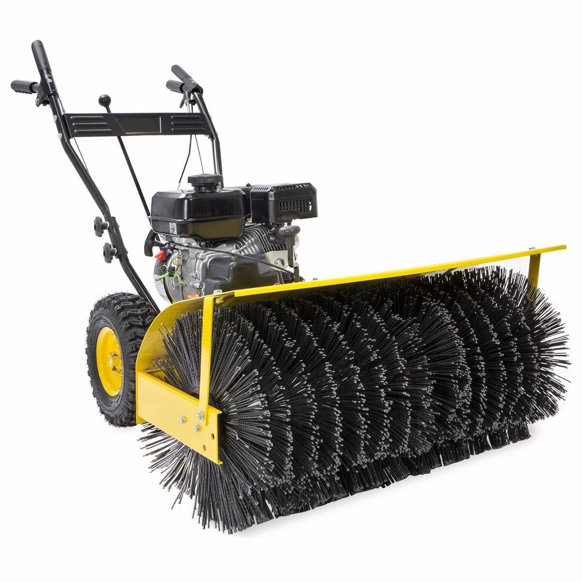 Affordable Variety / 31" Industrial Power Brush Broom Walk Behind Snow Sweeper Gas Engine 7hp