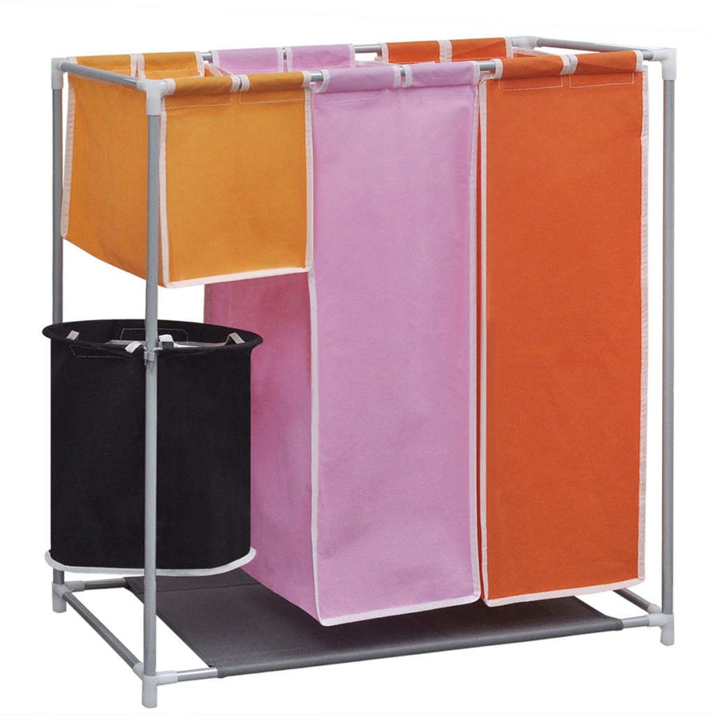 Affordable Variety / 3Section Laundry Sorter Hamper with a Washing Bin