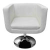 Picture of Adjustable Modern White & Chorme Colour Bar Stool