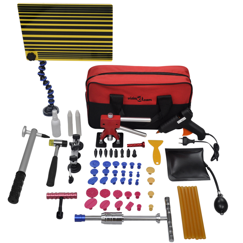 Affordable Variety / Automotive Dent Removal Kit with Carrying Bag
