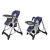 Picture of Baby High Chair Deluxe Dark Blue Height Adjustable
