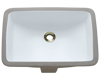 Picture of Bathroom Rectangular Undermount Porcelain Sink