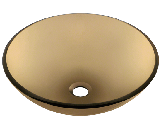 Picture of Bathroom Sink Bow-Shaped Vessel - Colored Glass
