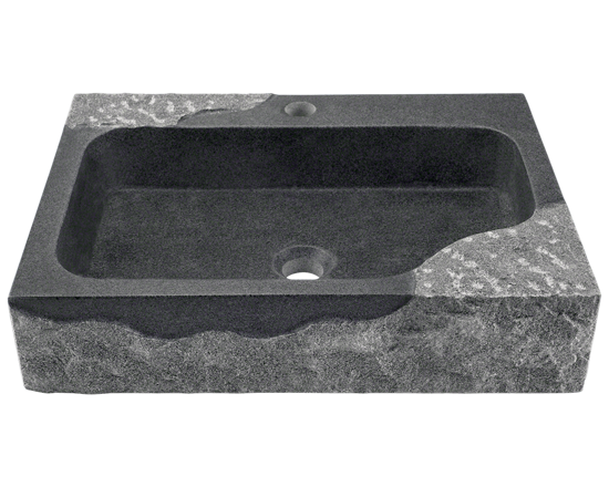 Picture of Bathroom Sink Granite Vessel - Impala Black