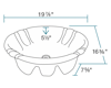 Picture of Bathroom Sink Vessel - Drop-In Porcelain