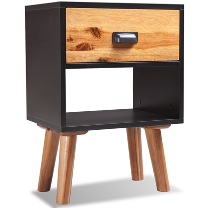 Picture of Bedroom Bedside Cabinet 15" - Solid Acacia Wood