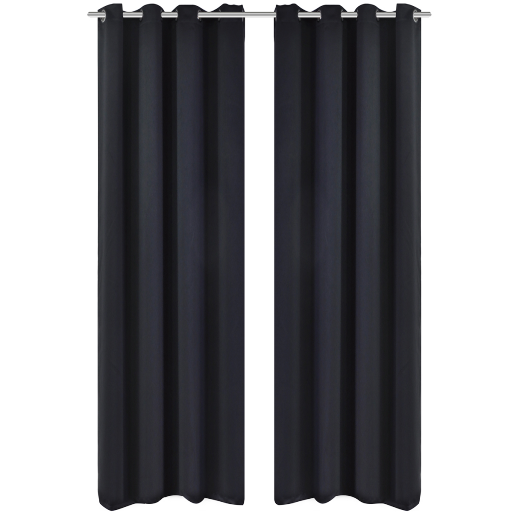 Affordable Variety / Blackout Curtains with Metal Rings 53" x 96" - 2
