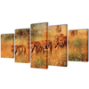 Picture of Canvas Wall Print Set Lions 39" x 20"