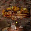 Picture of Canvas Wall Print Set Whiskey and Cigar 39" x 20"