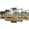 Picture of Canvas Wall Print Set Zebras 39" x 20"