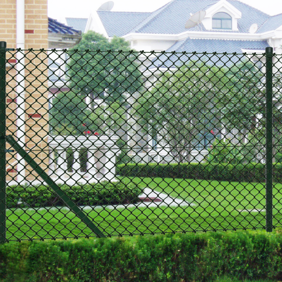 Picture of Chain fence 2' 7" x 49' 2" Green with Posts & All Hardware