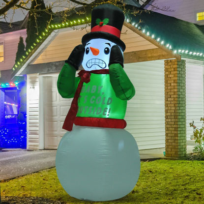 Picture of Christmas Decor 7ft Inflatable Snowman