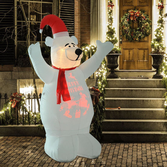 Picture of Christmas Decoration 6' Inflatable Bear Airblown