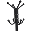 Picture of Coat Rack Hat Stand Organizer Hook Hanger - Metal Black