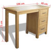 Picture of Office Desk with Drawers - Oak