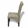 Picture of Dining Chairs 2 pcs Fabric Beige
