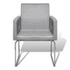 Picture of Dining Chairs 2 pcs Fabric Light Gray