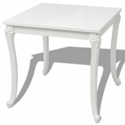 Picture of Dining Table - High Gloss White