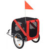 Picture of Dog Bike Trailer Red and Black