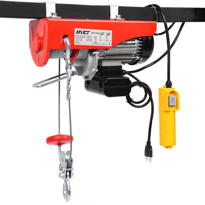 Picture of Electric Wire Cable Hoist Winch Crane 1320 Lbs
