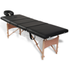 Picture of Foldable Massage Table 4 Zones - Black