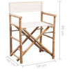 Picture of Folding Director's Chair - 2 pcs Bamboo and Canvas