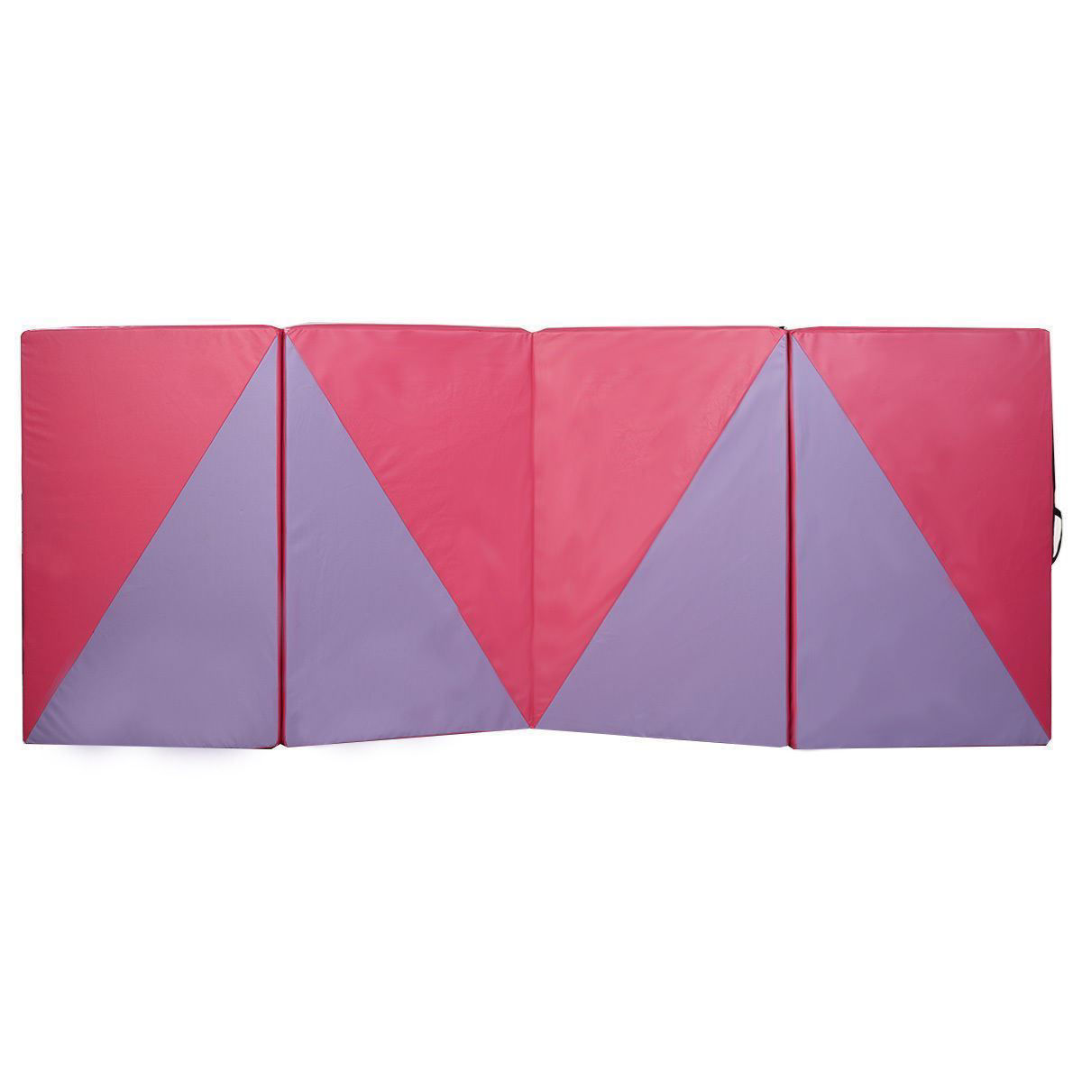 Affordable Variety / Folding Tumbling Gymnastics Mat Pink/Purple 4' x 10' x 2"