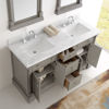 Picture of Fresca Kingston 61" Antique Silver Double Sink Traditional Bathroom Vanity with Mirrors