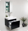Picture of Fresca Nano 24" Black Modern Bathroom Vanity with Medicine Cabinet