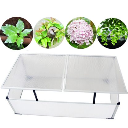 Picture of Garden Greenhouse Polycarbonate Cold Frame - 2 Lids