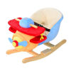 Picture of Kids Plush Rocking Horse Airplane with Nursery Rhyme Sounds