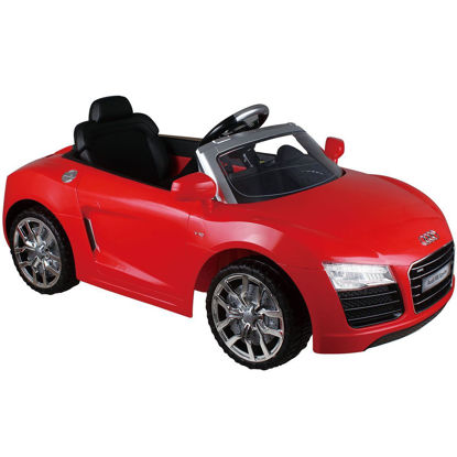 Picture of Kids Ride On Audi R8 Spyder 12V Kids MP3 RC with Remote Control - Red