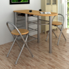 Picture of Kitchen Dining Table and Chairs Set Breakfast Bar - Wood
