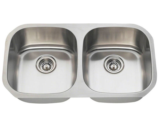 Picture of Kitchen Equal Double Bowl Stainless Steel Sink