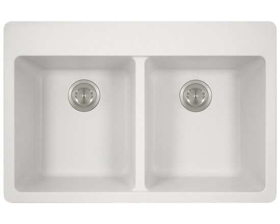 Picture of Kitchen Topmount Sink Double Equal Bowl  AstraGranite