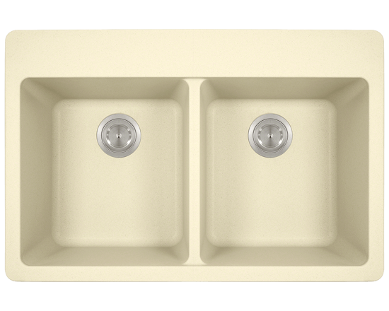 Picture of Kitchen Topmount Sink Double Equal Bowl AstraGranite
