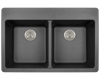 Picture of Kitchen Topmount Sink Double Equal Bowl AstraGranite