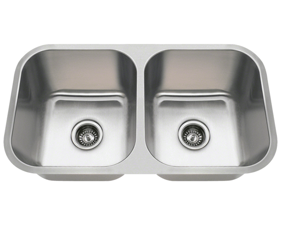 Picture of Kitchen Undermount Double Bowl Stainless Steel Sink