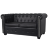 Picture of Living Room 2-Seater Sofa - Black