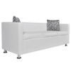 Picture of Living Room 3-Seater Sofa - White