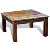 Picture of Living Room Antique-Style Coffee Table Square - Reclaimed Wood