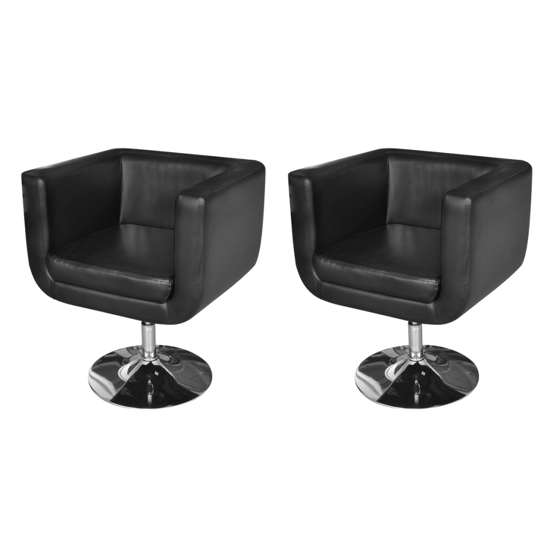 Affordable Variety / Living Room Chairs Black 2 pc