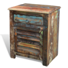 Picture of Living Room Multicolor Cabinet End Table 1 Drawer 1 Door - Reclaimed Wood