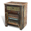 Picture of Living Room Multicolor Cabinet End Table 1 Drawer 1 Door - Reclaimed Wood