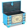 Picture of Living Room Storage Chest - Blue Mango Wood