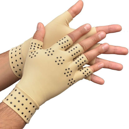 Picture of Magnetic Therapy Gloves Arthritis Pressure Support for Pain Relief and Joints