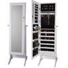 Picture of Mirrored Armoire Jewelry Organizer Storage with Stand