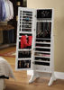 Picture of Mirrored Armoire Jewelry Organizer Storage with Stand